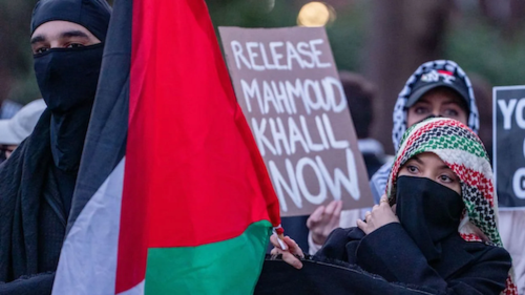 Columbia presidents home vandalized as rage over Mahmoud Khalil arrest continues