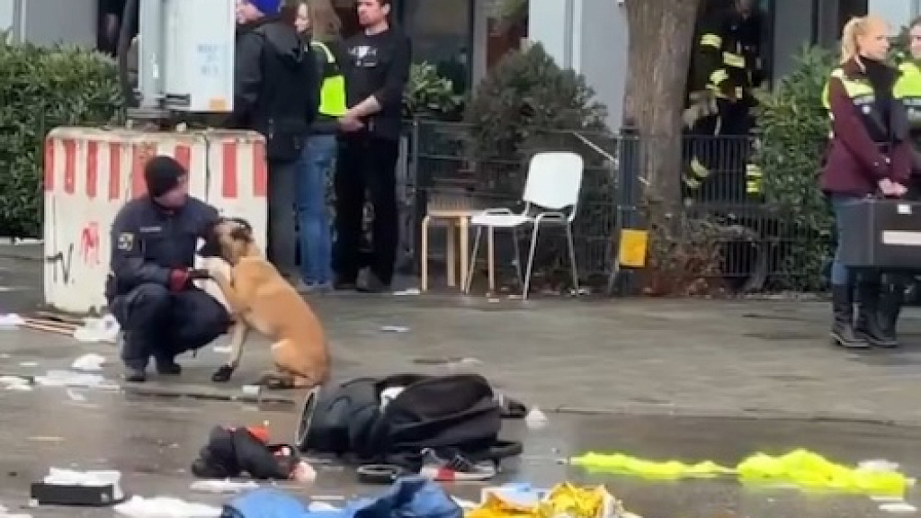 Over 20 Injured after Afghan Migrant Plows Car Through Protest Crowd in Munich Germany TWO MEN were in the Car