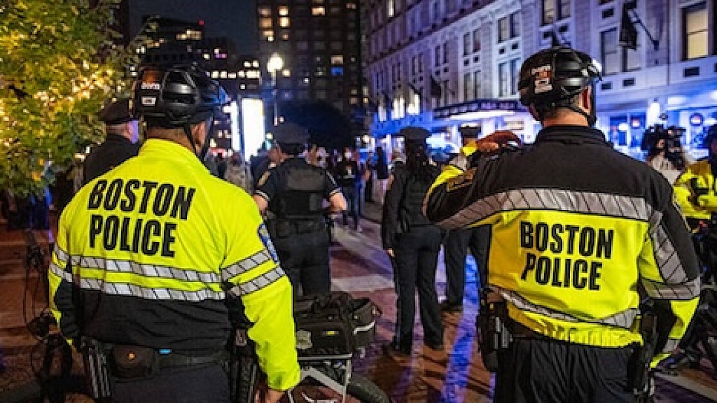 Boston Police Officers Hospitalized With Broken Bones After Being Attacked by Hamas Supporters During Students for Justice in Palestine March to Celebrate October 7 Attack on Israel