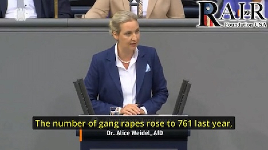 Germanys AfD Leader Alice Weidel Stuns Parliament Blasts Left Wing Governments Deadly Open Borders Policies and Economic Destruction