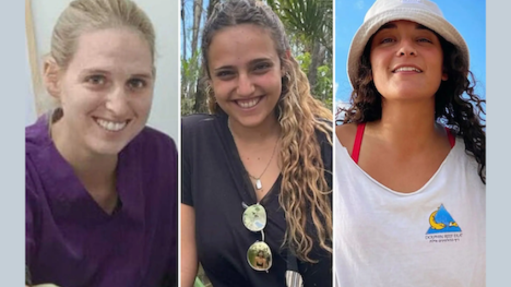 Just In Red Cross Confirms Safe Transfer of 3 Israeli Hostages Taken During Oct. 7 Massacre