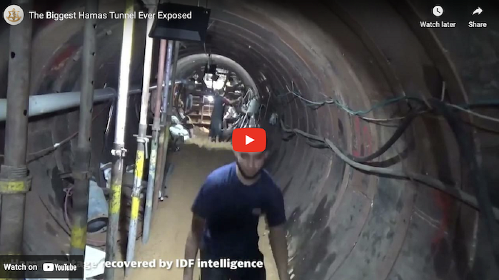 IDF Reveals Attack Tunnel Network Big Enough to Drive Vehicles Through Built by Muhammad Sinwar