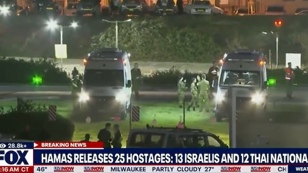 BREAKING Hamas Releases 13 Israelis and 12 Thai Workers in Two Separate Hostage Deals