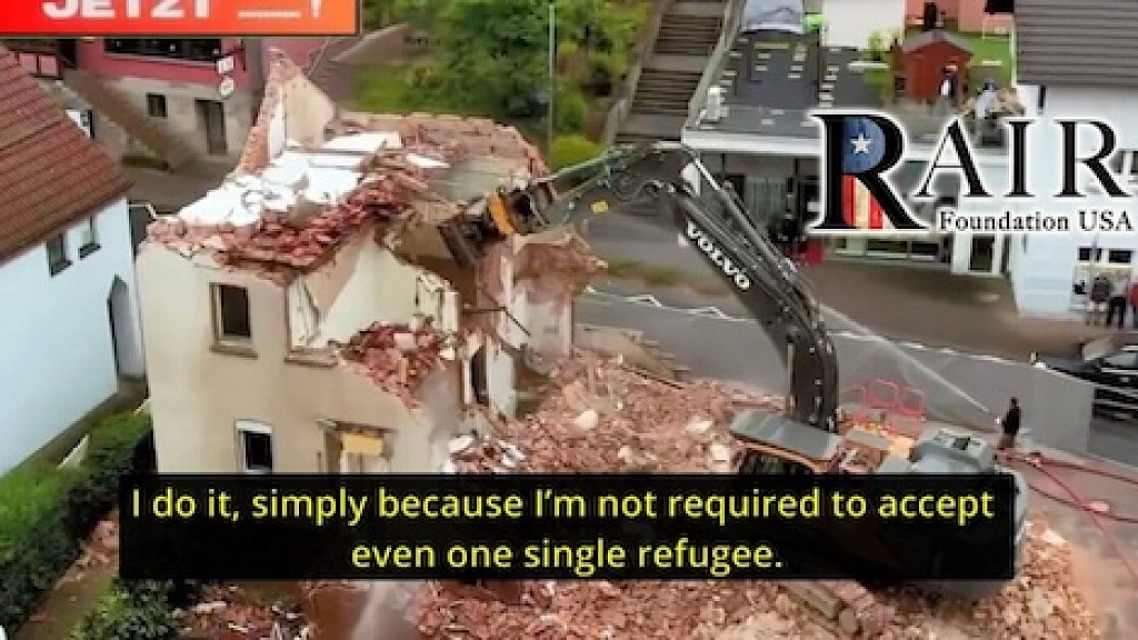 Migrants Attack Elderly Women in Church German Mayor Fights Back Shuts Down and Bulldozes Migrant Centers Video